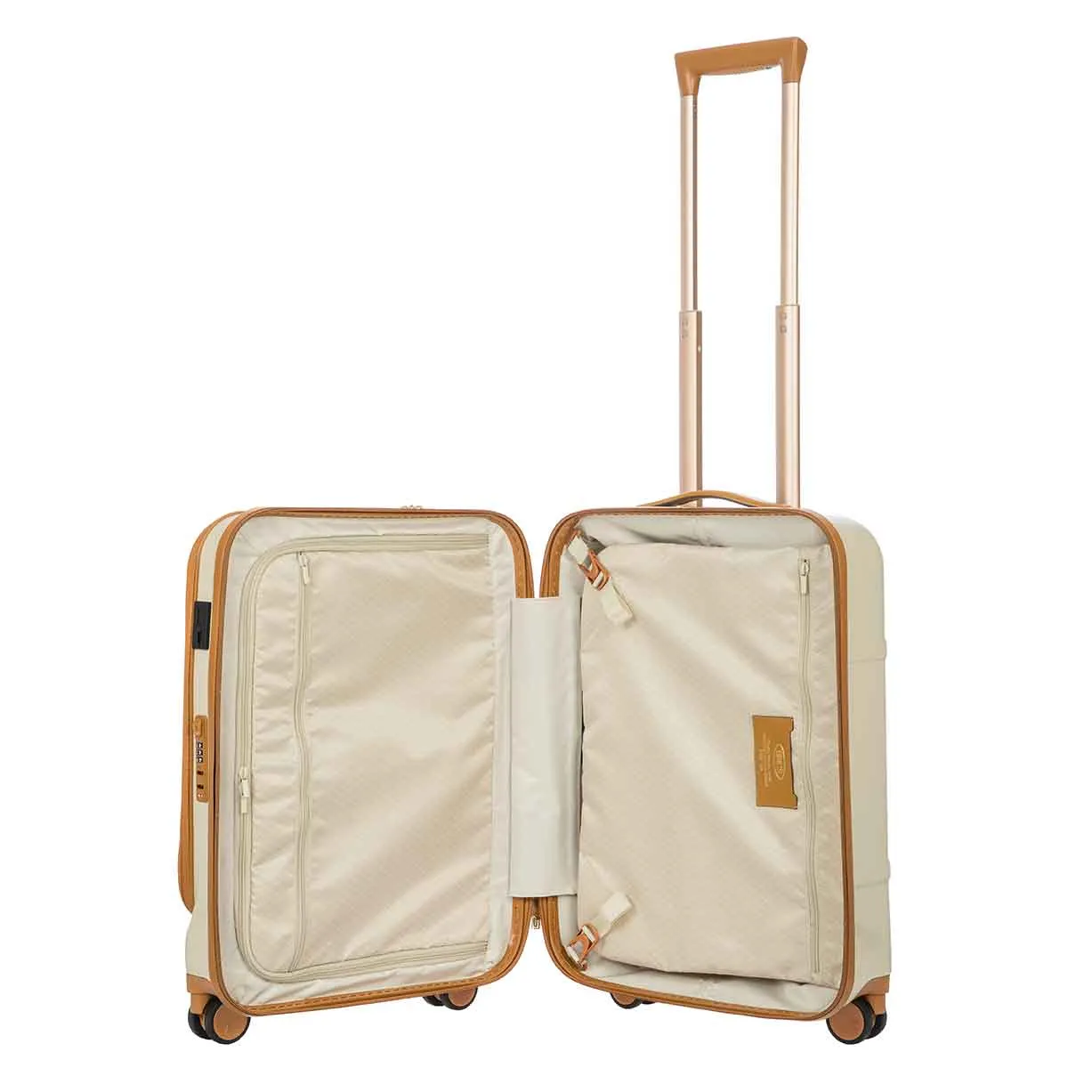 Bric's Bellagio 55cm Carry On Spinner with Front Pocket | Cream