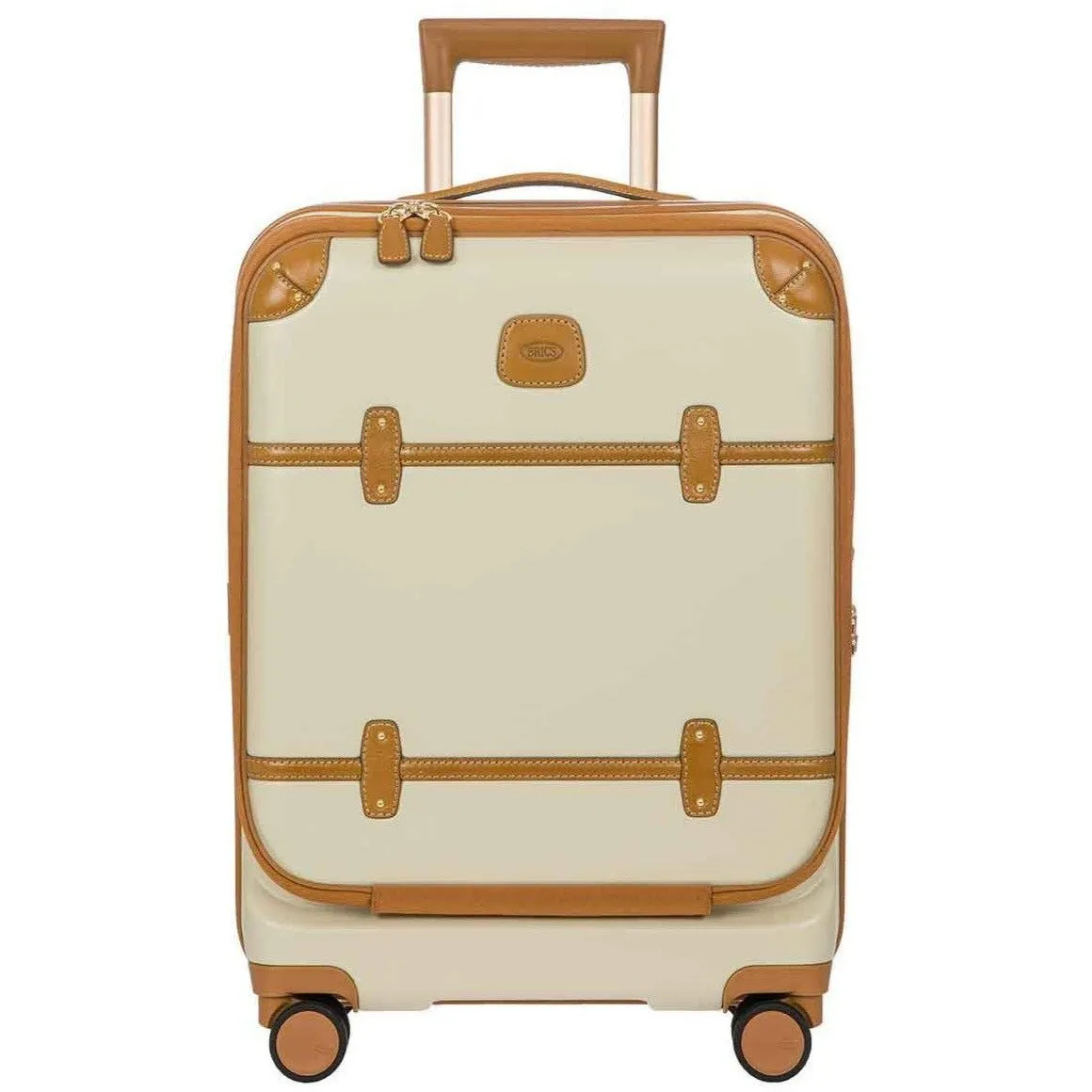 Bric's Bellagio 55cm Carry On Spinner with Front Pocket | Cream