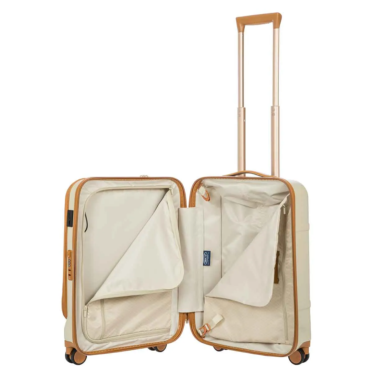 Bric's Bellagio 55cm Carry On Spinner with Front Pocket | Cream