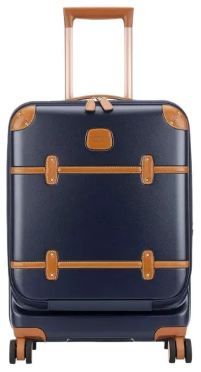 Brics Bellagio 55cm Carry On Spinner with Front Pocket | Dark Blue