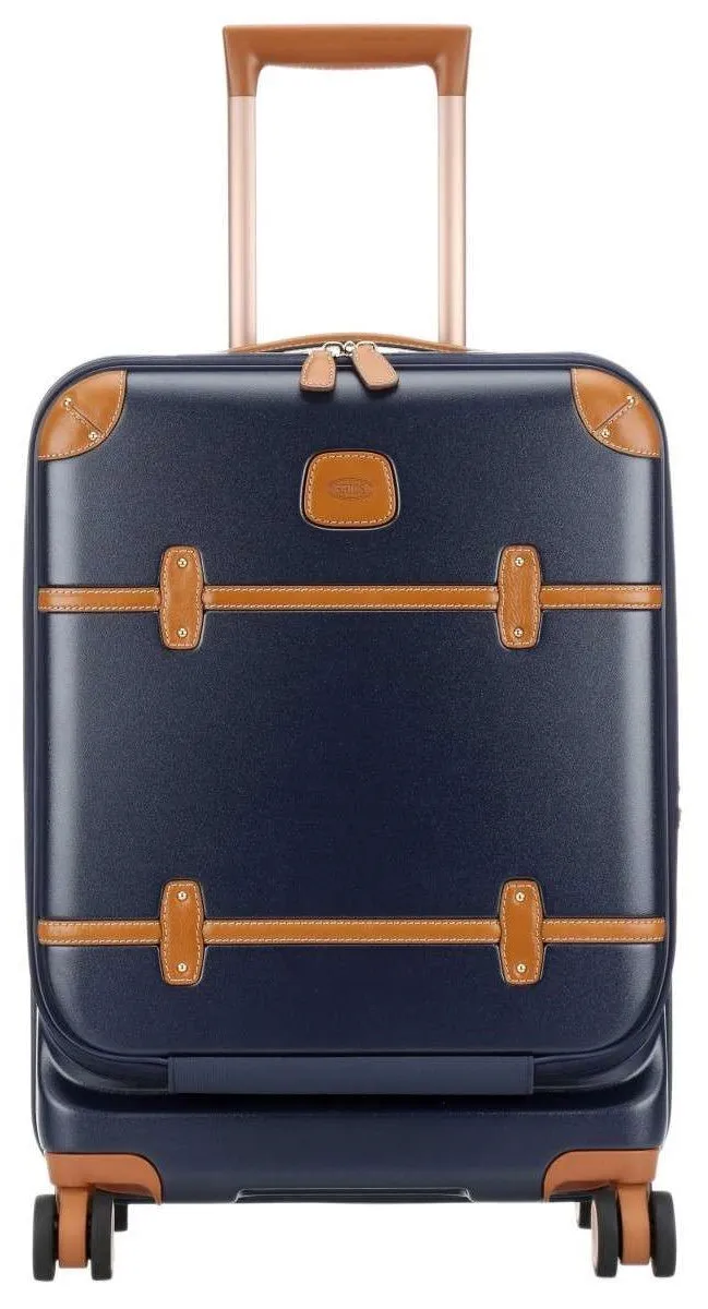 Brics Bellagio 55cm Carry On Spinner with Front Pocket | Dark Blue