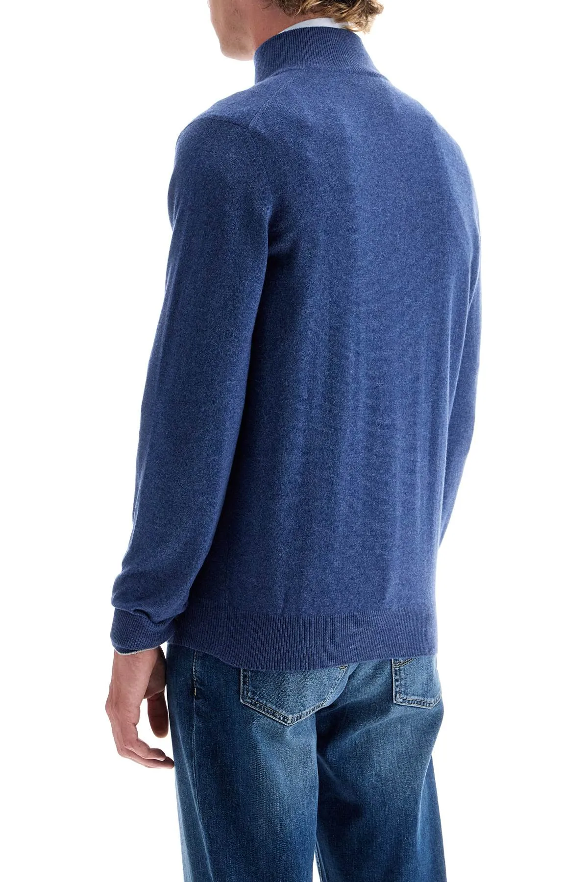 BRUNELLO CUCINELLI high-neck cashmere pullover sweater