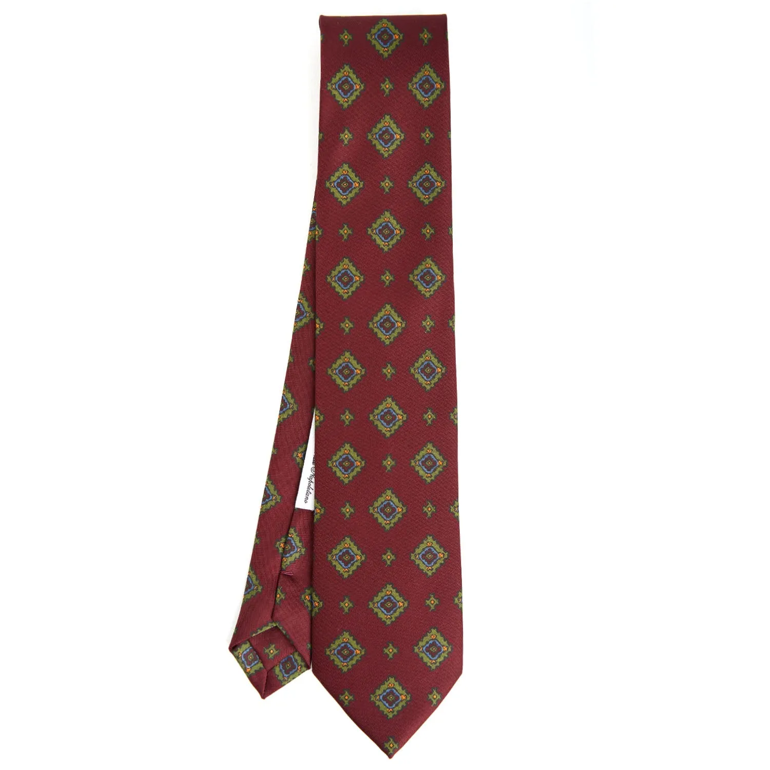 BURGUNDY SILK TIE