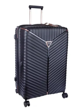 Cellini Allure Hardshell 4 Wheel Large Trolley | Black