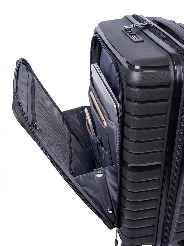 Cellini Biz Soft Front Trolley Carry-On Business Case | Black