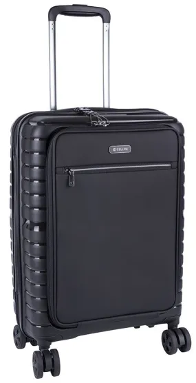 Cellini Biz Soft Front Trolley Carry-On Business Case | Black