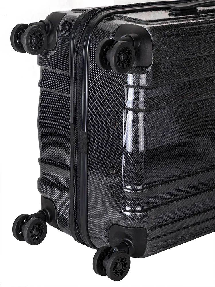 Cellini Compolite Medium 4 Wheel Trolley Case | Black