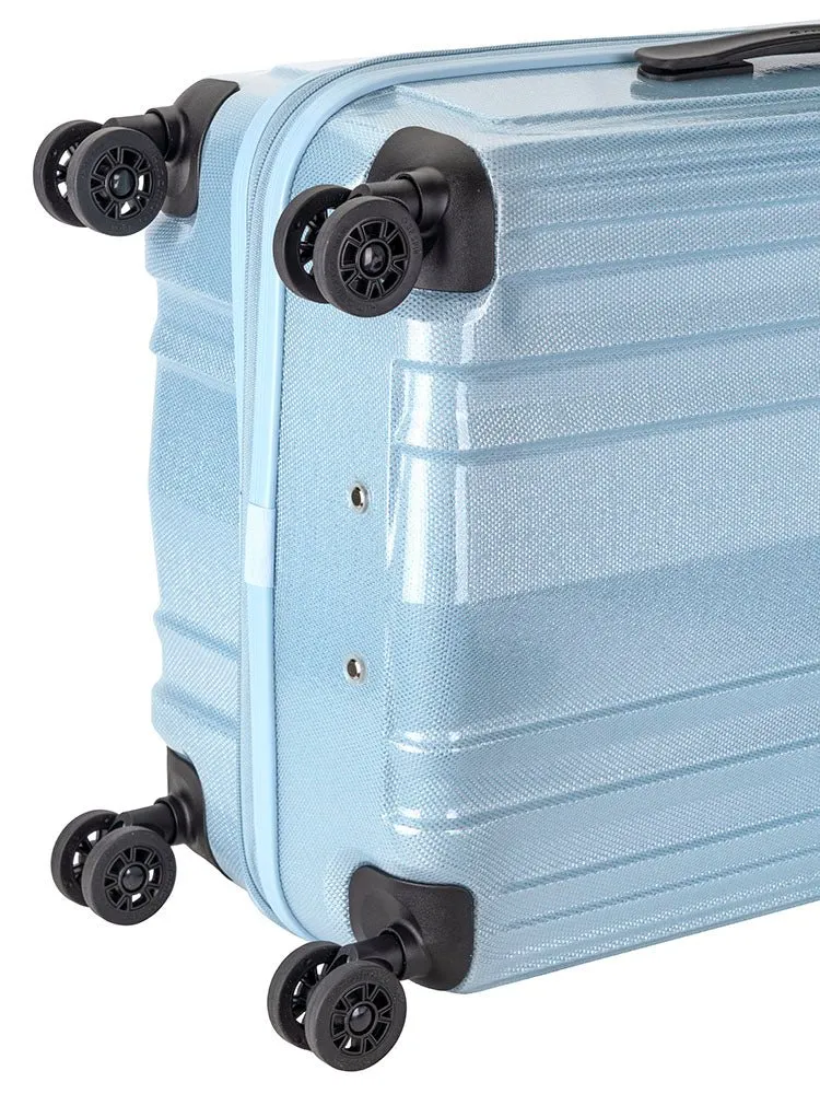 Cellini Compolite Medium 4 Wheel Trolley Case | Blue