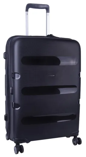 Cellini Cruze 650mm - 4-Wheel Durable Luggage Trolley Case in Black