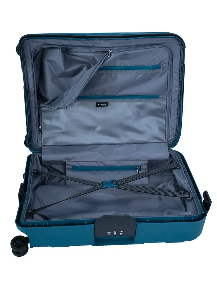 Cellini Safetech 4 Wheel Carry On Trolley | Ocean