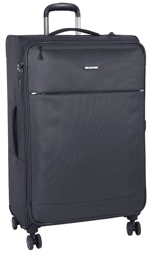 Cellini Smartcase Large 4 Wheel Trolley Case | Jet Black