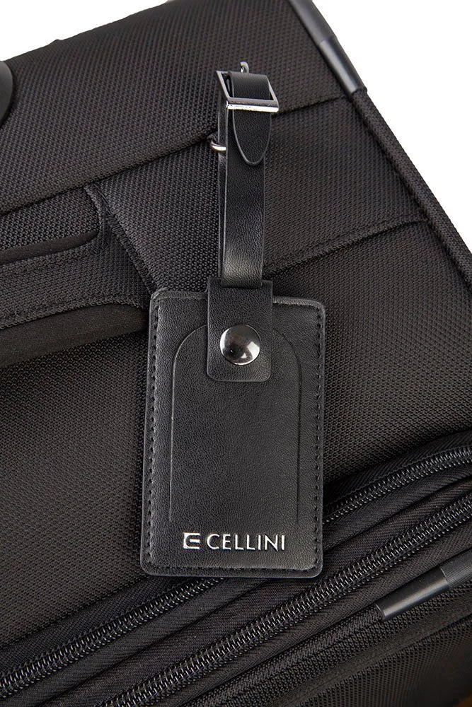 Cellini Smartcase Medium 4 Wheel Trolley Case | Jet Black