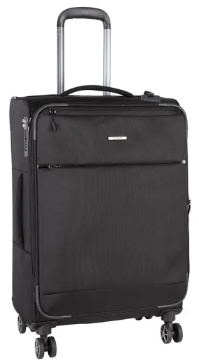 Cellini Smartcase Medium 4 Wheel Trolley Case | Jet Black