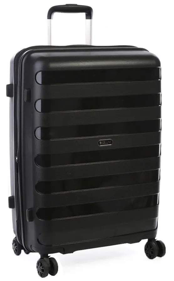 Cellini Sonic Medium 4 Wheel Trolley Case | Black