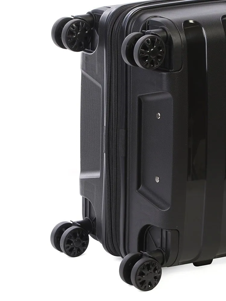 Cellini Sonic Medium 4 Wheel Trolley Case | Black