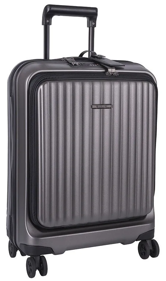 Cellini Tri Pak 4 Wheel Carry On Trolley | Champagne