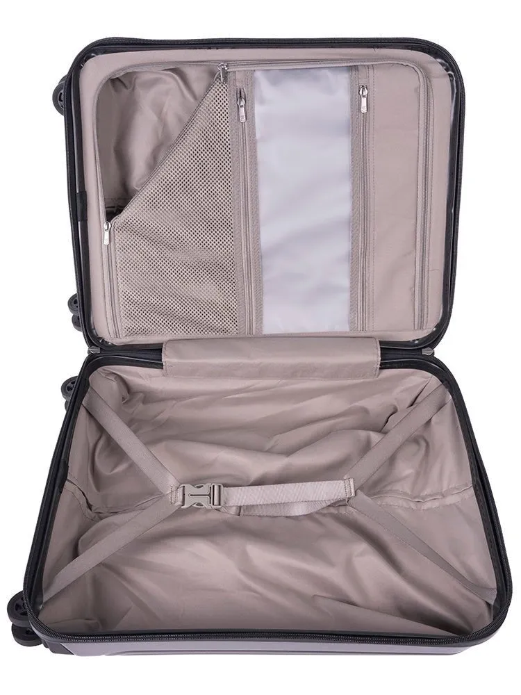 Cellini Tri Pak 4 Wheel Carry On Trolley | Champagne