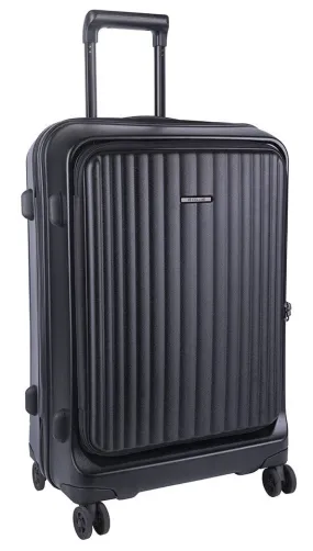 Cellini Tri Pak Medium 4 Wheel Trolley Case | Black