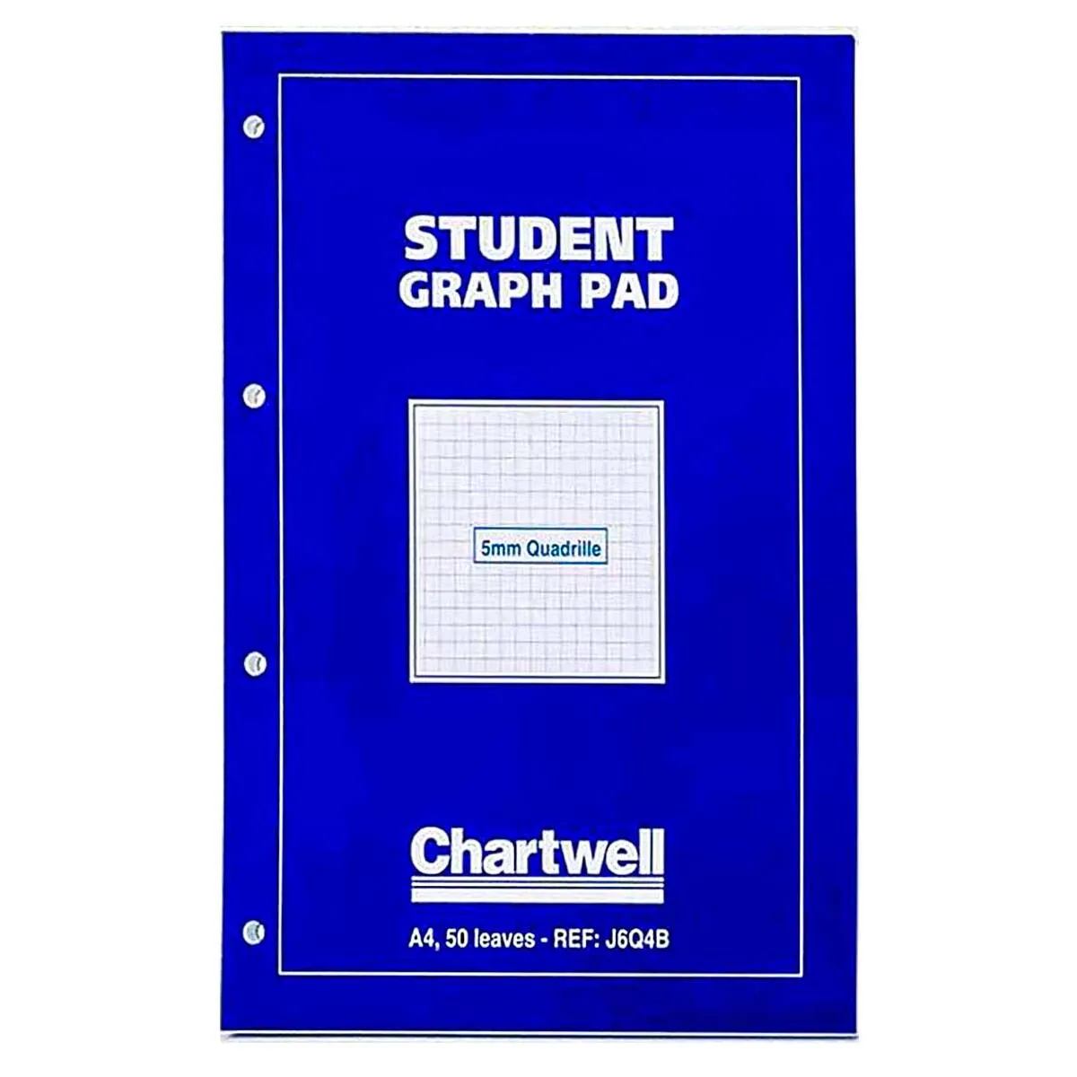 Clairefontaine Chartwell Blue A4 Student Graph Pad 50 Sheets