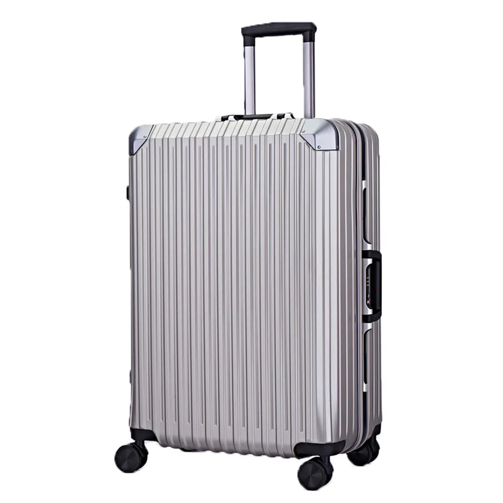 Claxton Aluminium Frame Medium Spinner Luggage 24"