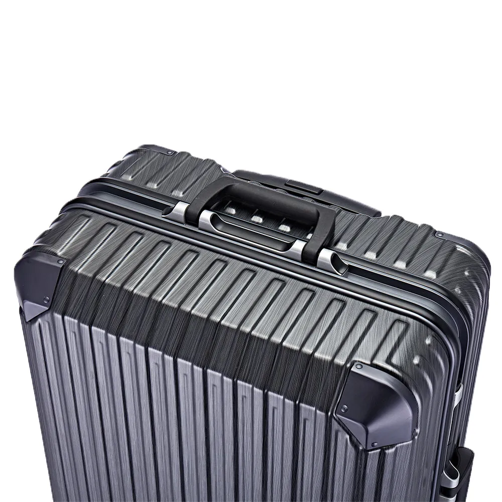 Claxton Aluminium Frame Medium Spinner Luggage 24"