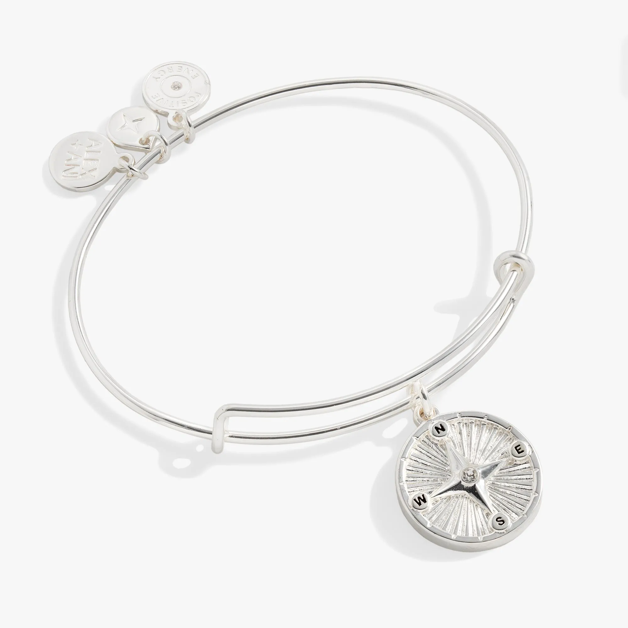 Compass Charm Bangle