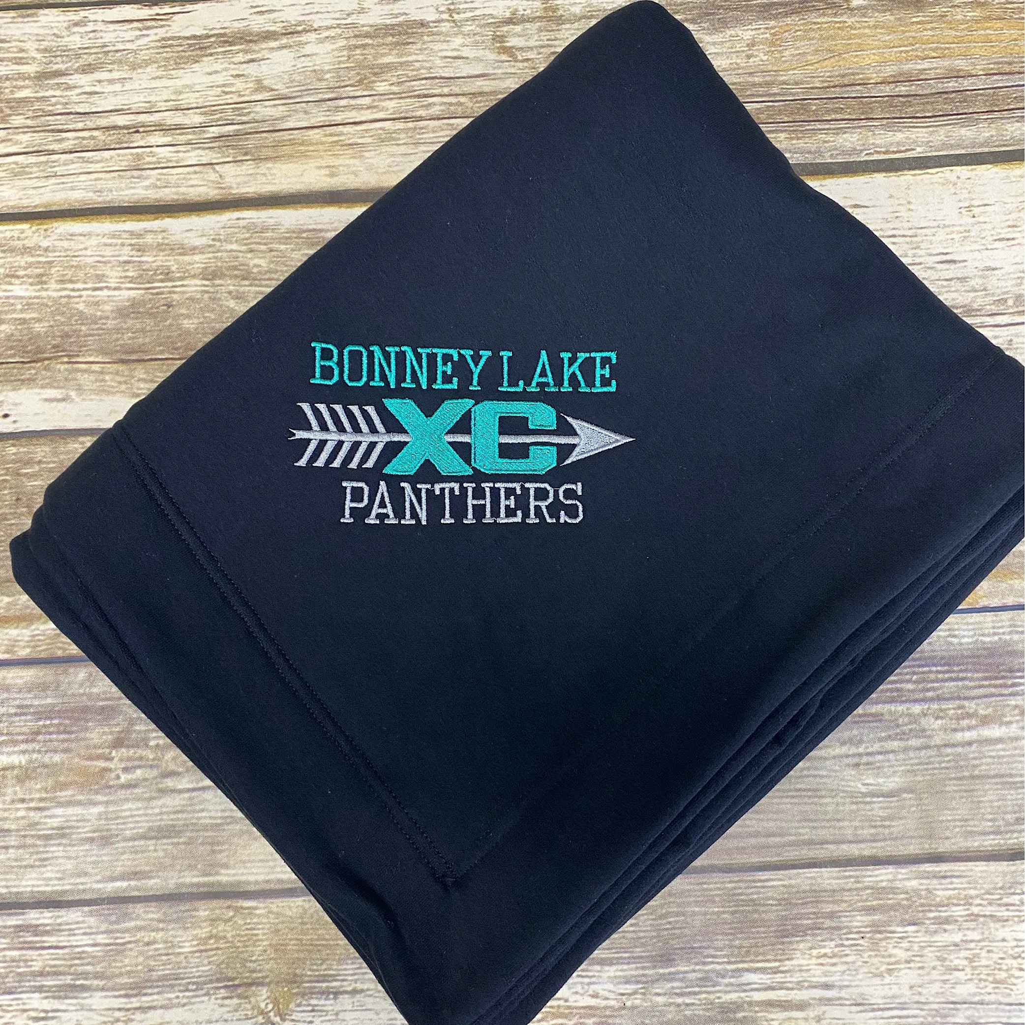 Cross Country Personalized Stadium Blanket