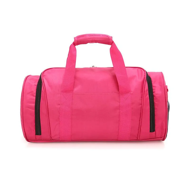 Cylinder shape fitness travel bag