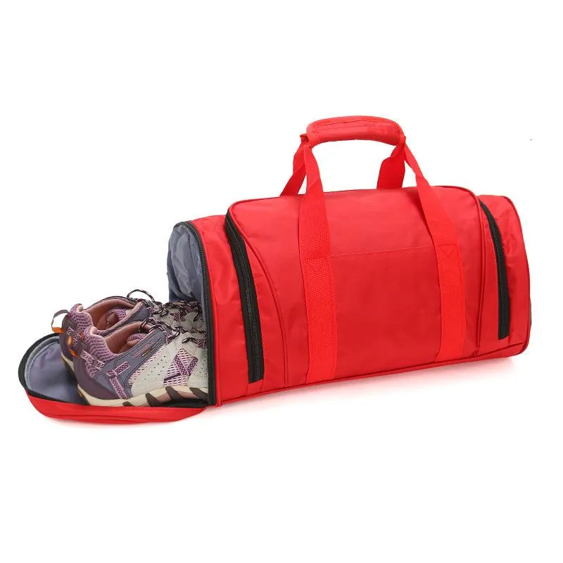 Cylinder shape fitness travel bag