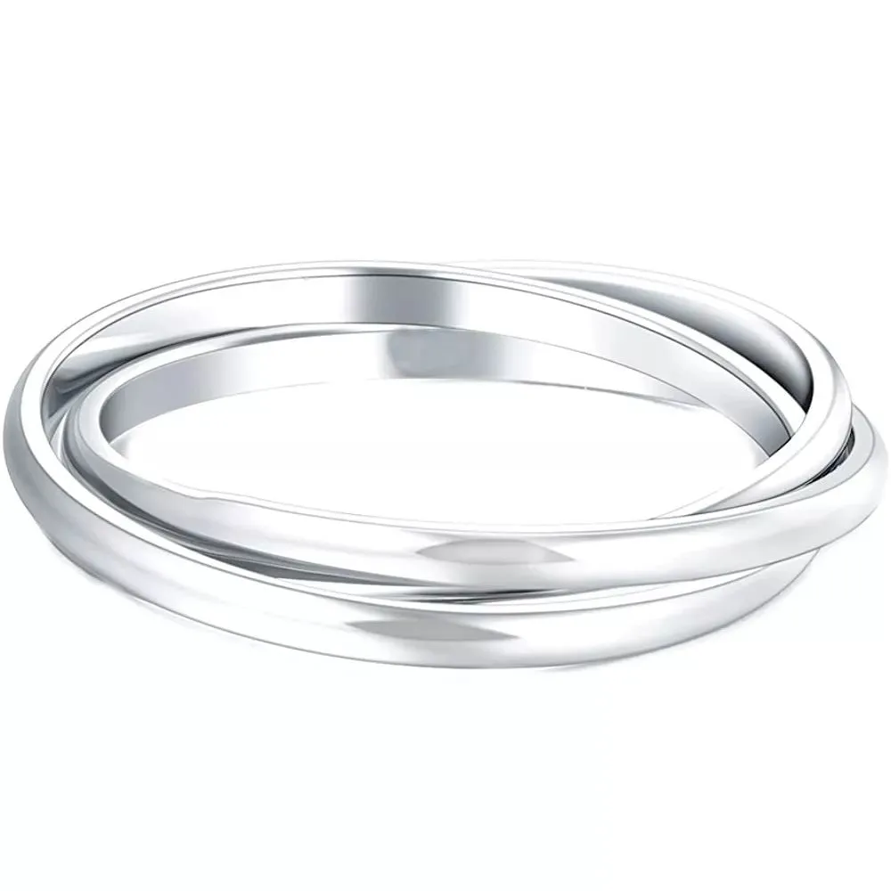 Dainty Interlocking Fidget Ring