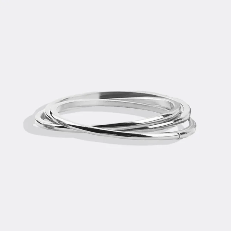 Dainty Interlocking Fidget Ring