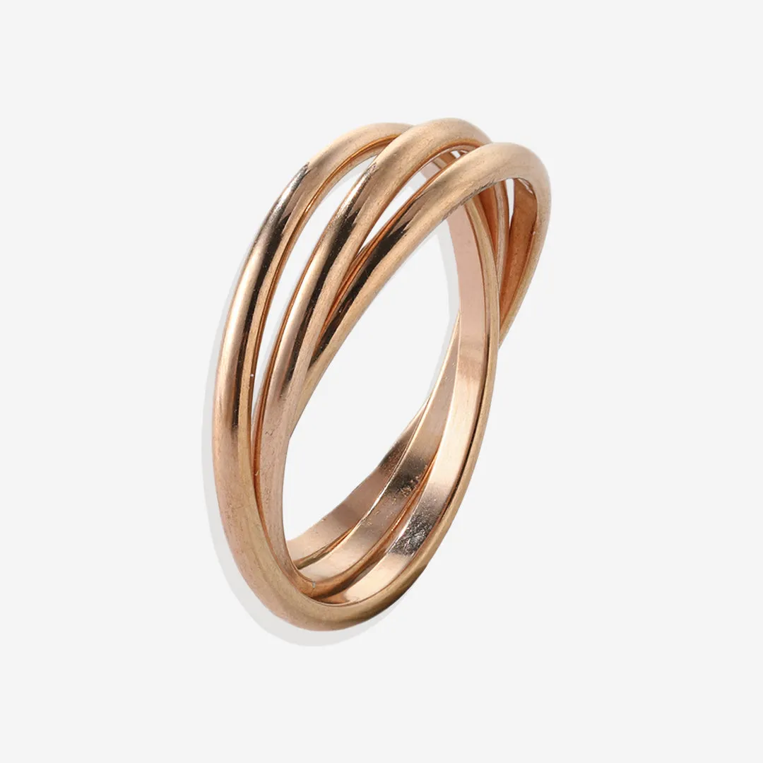 Dainty Interlocking Fidget Ring