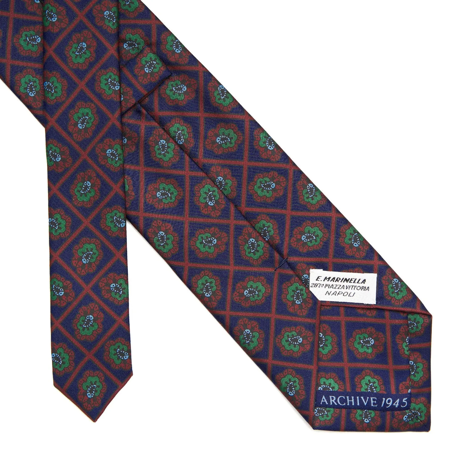 DARK BLUE SILK TIE