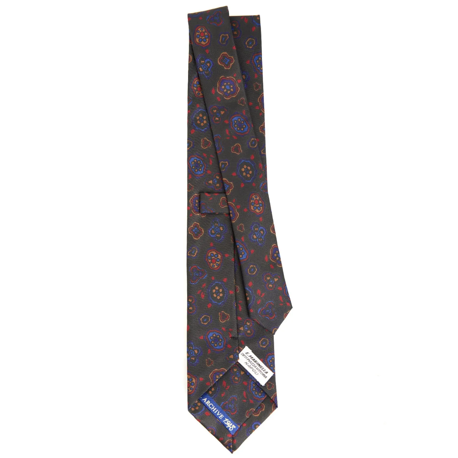 DARK BLUE SILK TIE