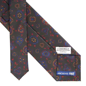 DARK BLUE SILK TIE