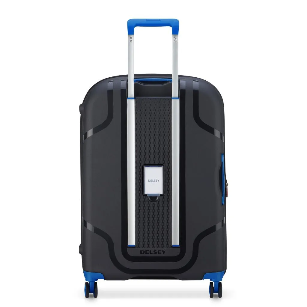 Delsey Clavel 76cm Medium Hardsided Spinner Luggage - Black/Blue