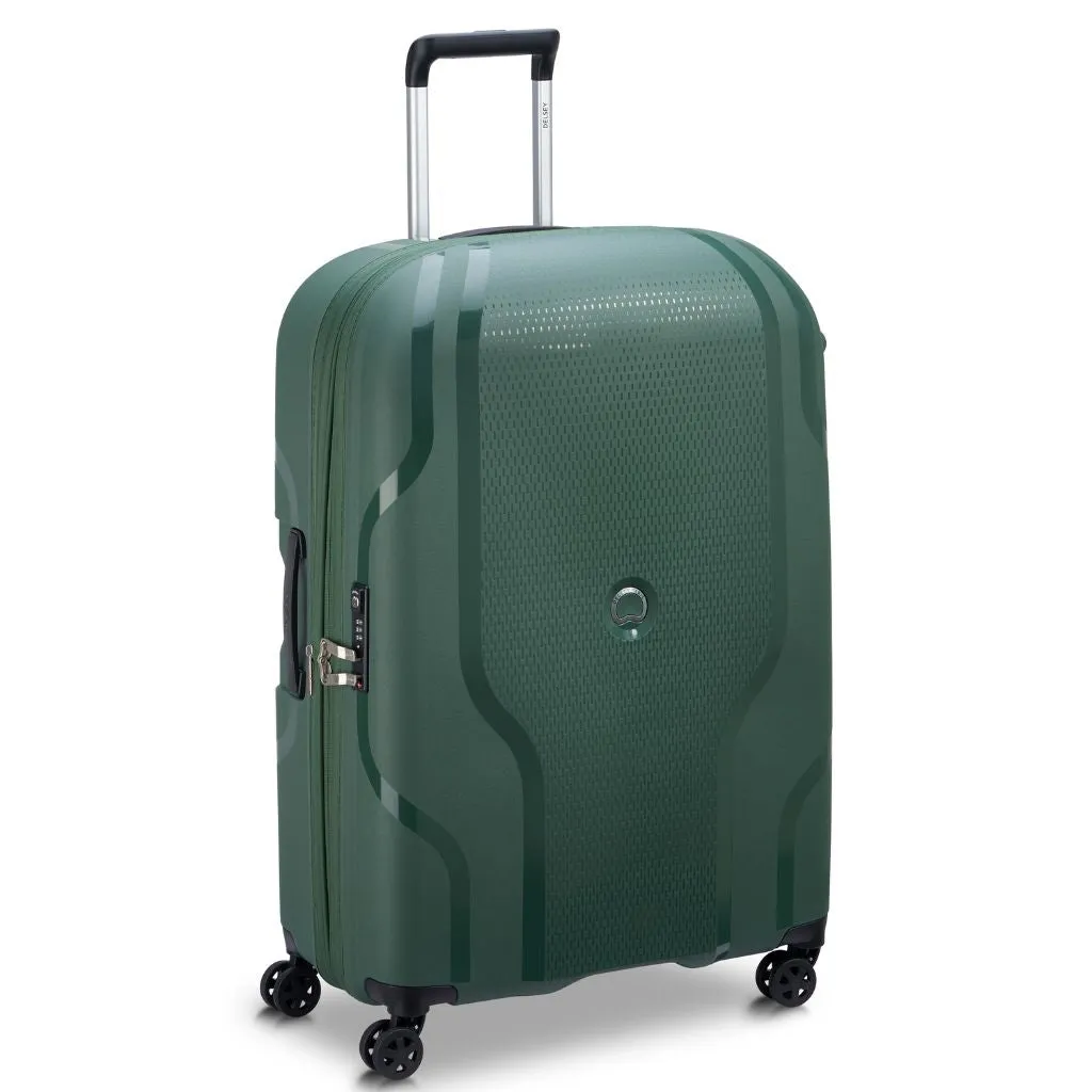 Delsey Clavel MR 76cm Medium Hardsided Spinner Luggage - Deep Green