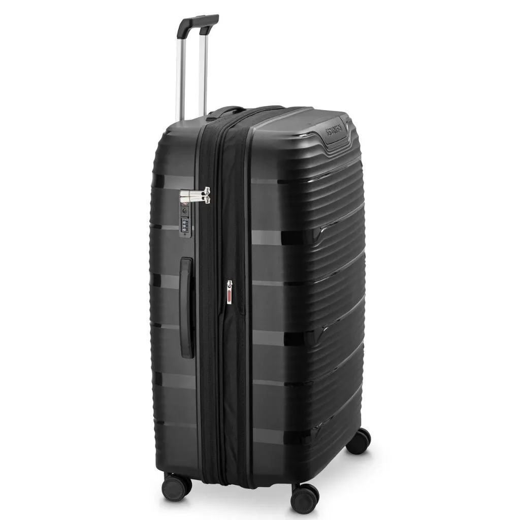 Delsey Securitech Dune Exp Large Hardsided Luggage - Black