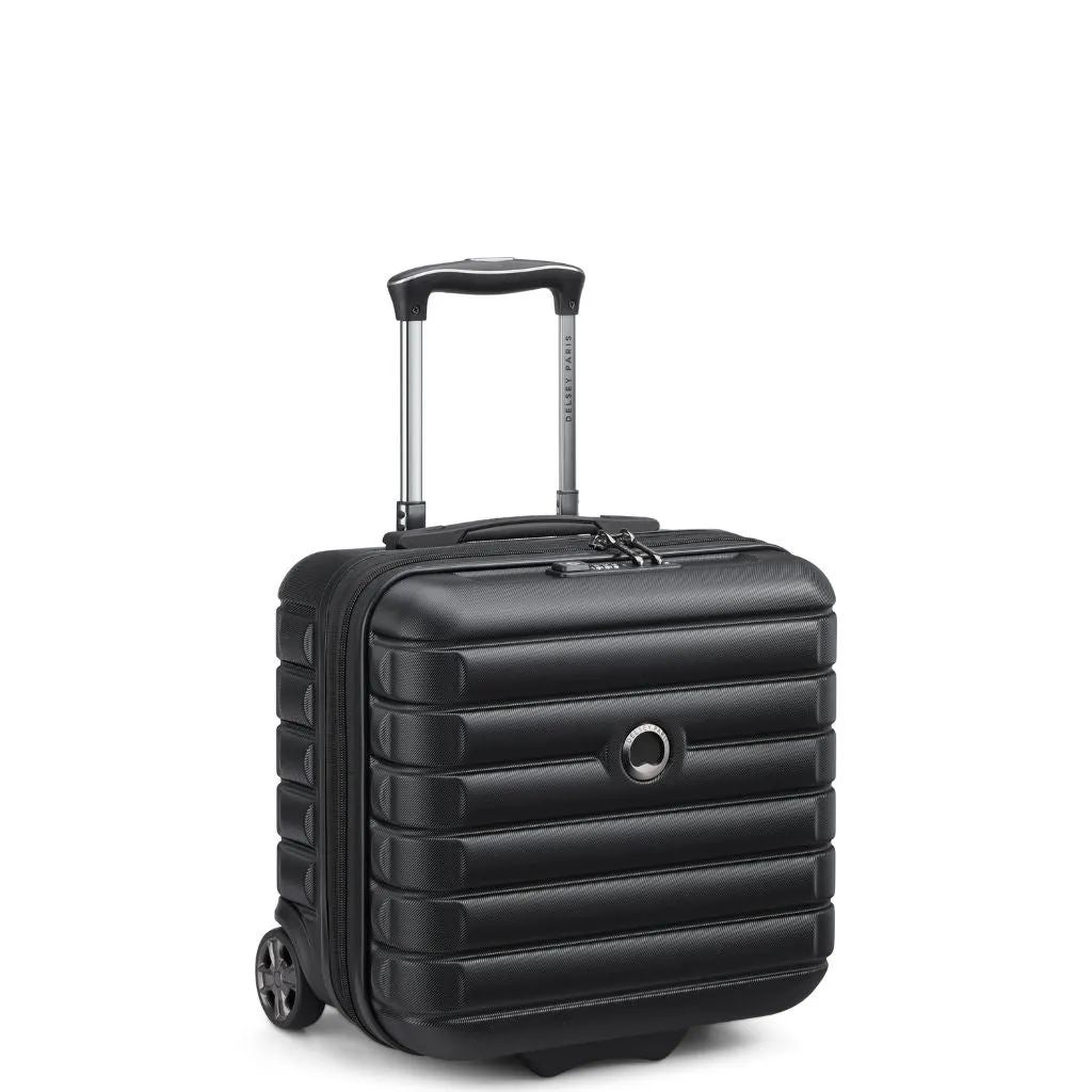 Delsey Shadow Underseat 2 - Wheel Cabin Luggage - Black