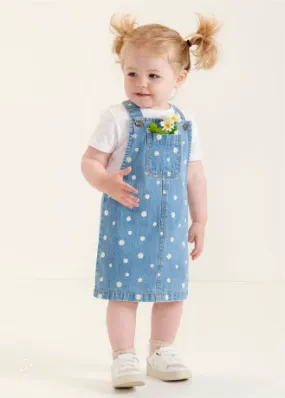 Denim Daisy Overall Dress