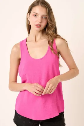 'Down to Business' Top - Hot Pink