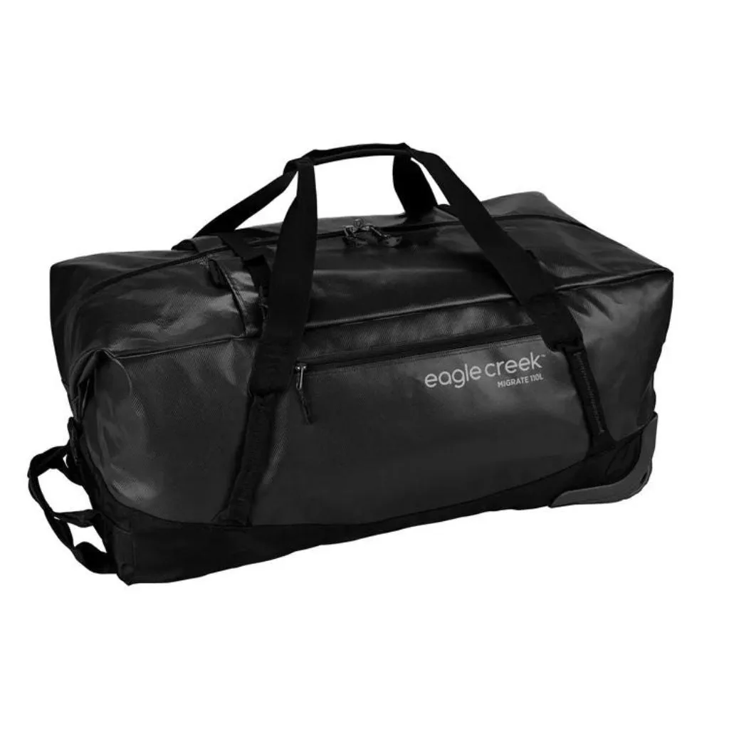 Eagle Creek Migrate 110L Ultra Tough Wheeled Duffel Bag - Black