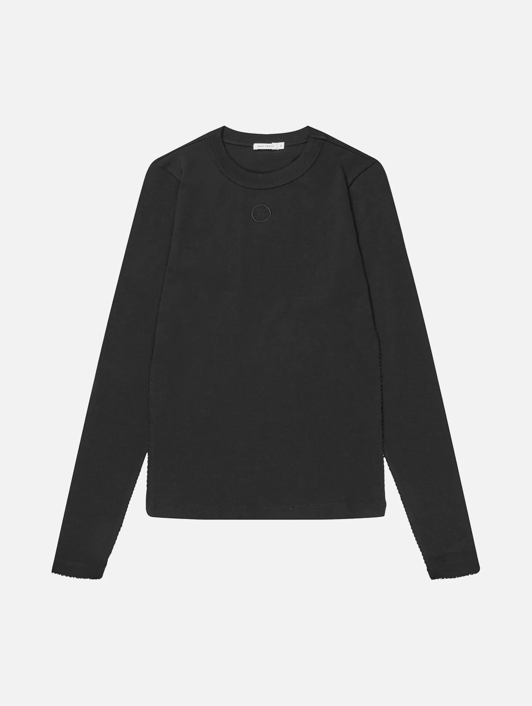 Eloise Long Sleeve Tee in Black