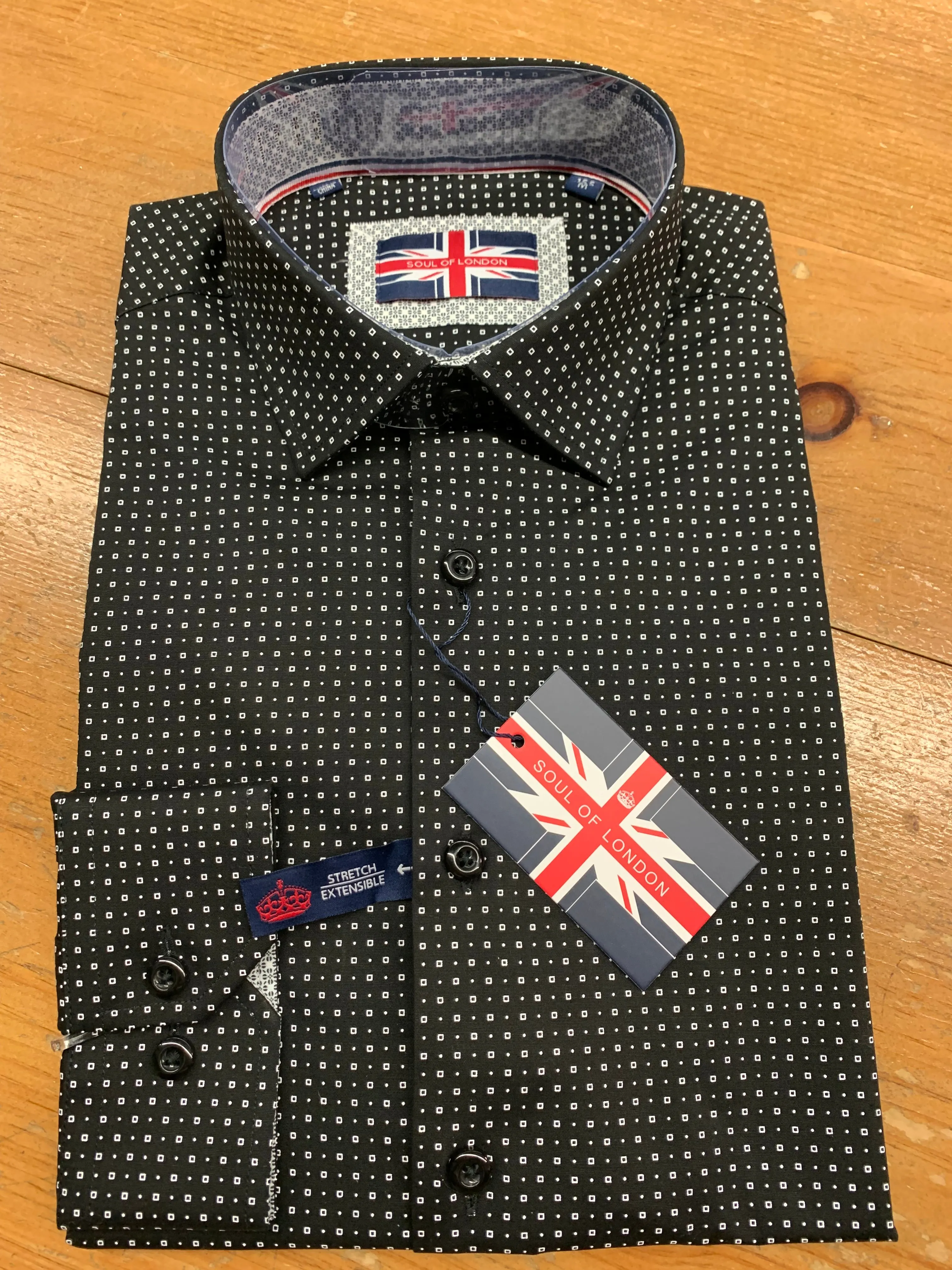 FANCY DRESS SHIRT BLACK