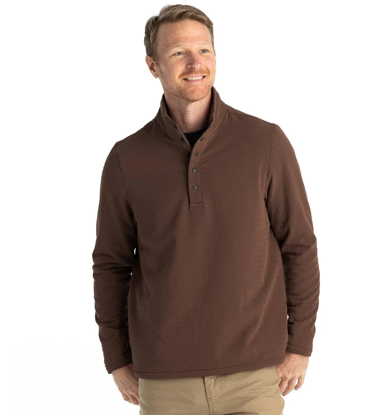 Free Fly Gridback Fleece Snap Pullover - Men's