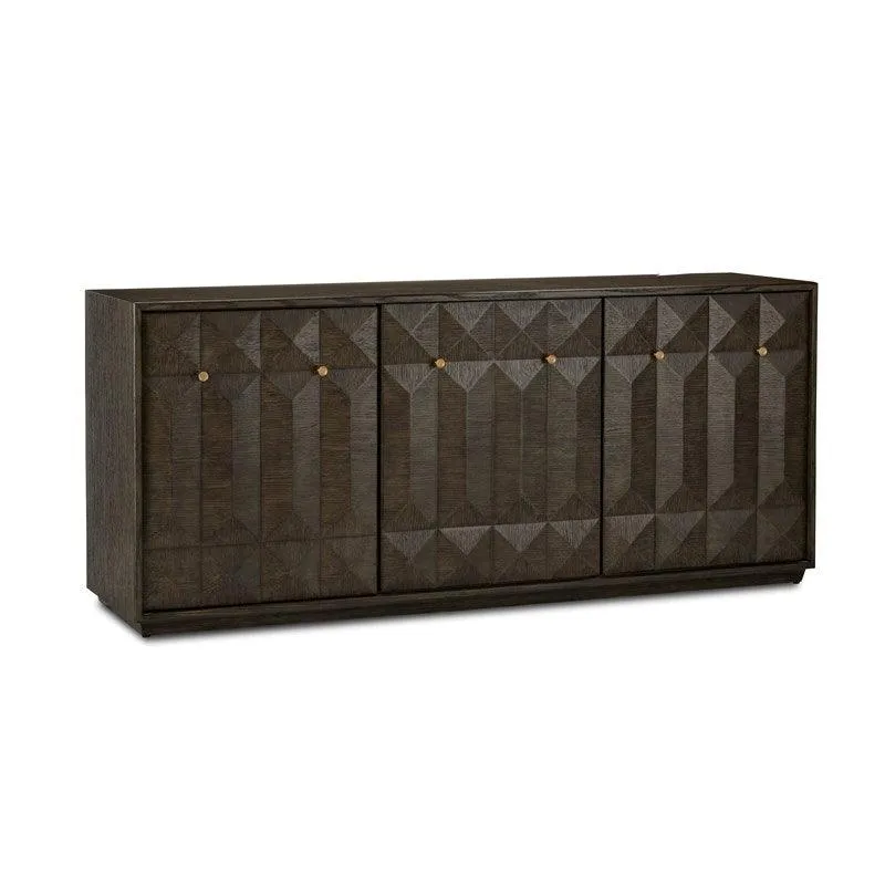 Geo Diamond Front Credenza