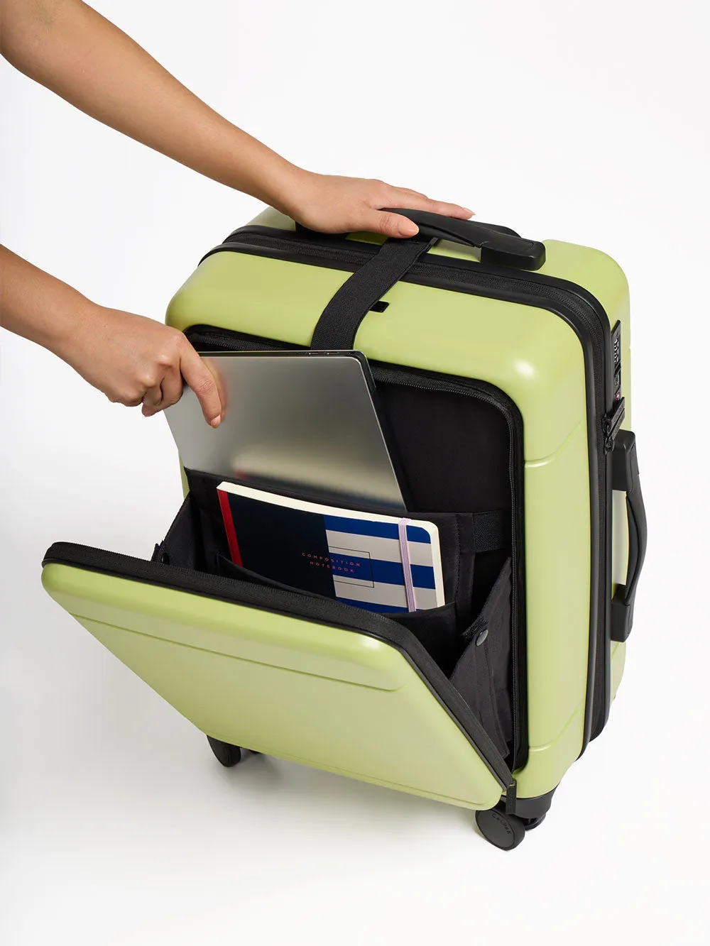 Hue Front Pocket Carry-On Luggage