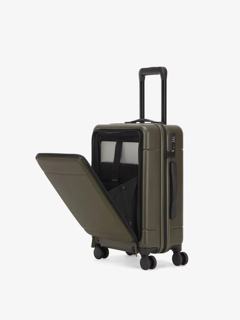 Hue Front Pocket Carry-On Luggage