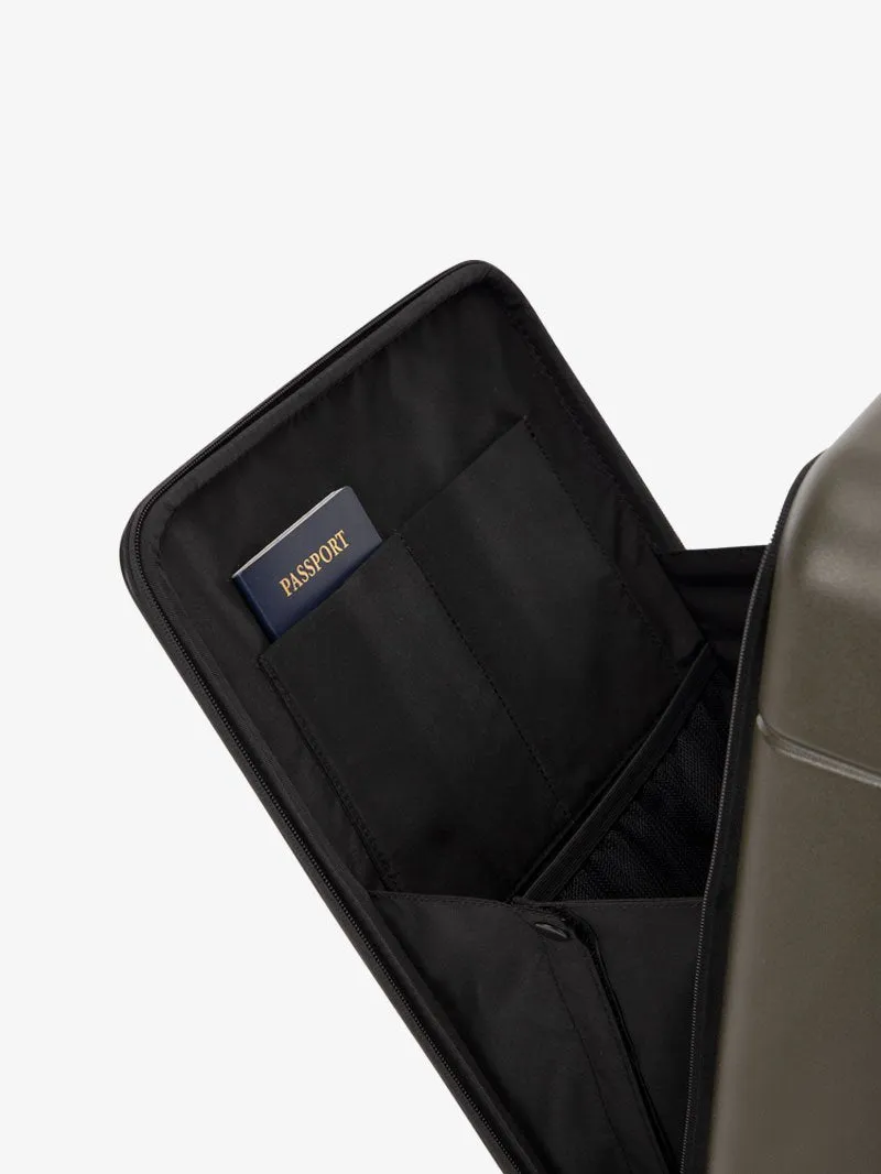 Hue Front Pocket Carry-On Luggage