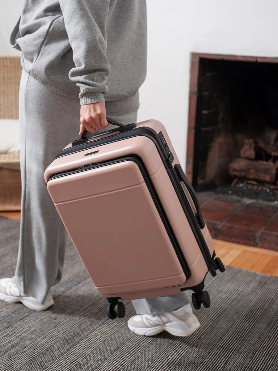 Hue Front Pocket Carry-On Luggage